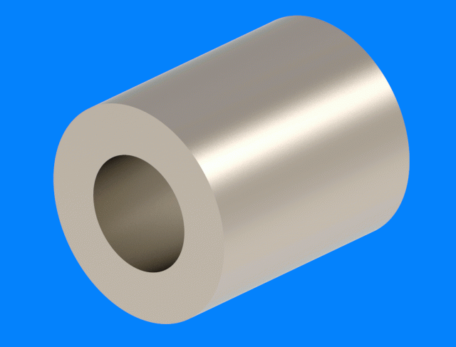 Cylindrical spacers (brass) (311-m)