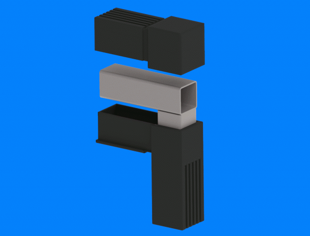 Square tube connectors (643)
