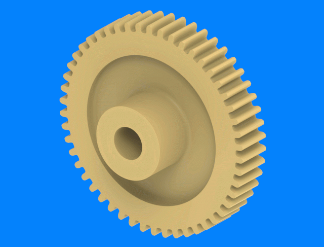 Spur gears - modul 1 (204-10)