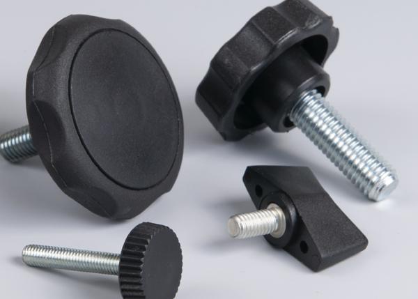 Screws with plastic head